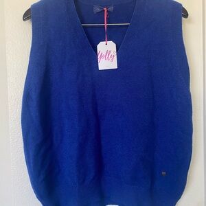 Yolly vest from Italy, size M, blue